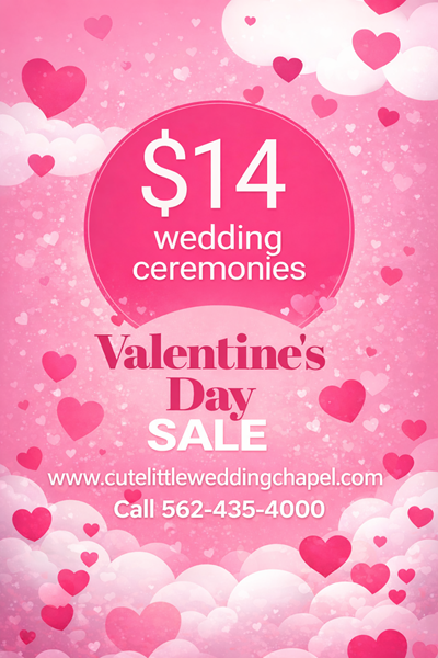 Valentines day weddingflier
